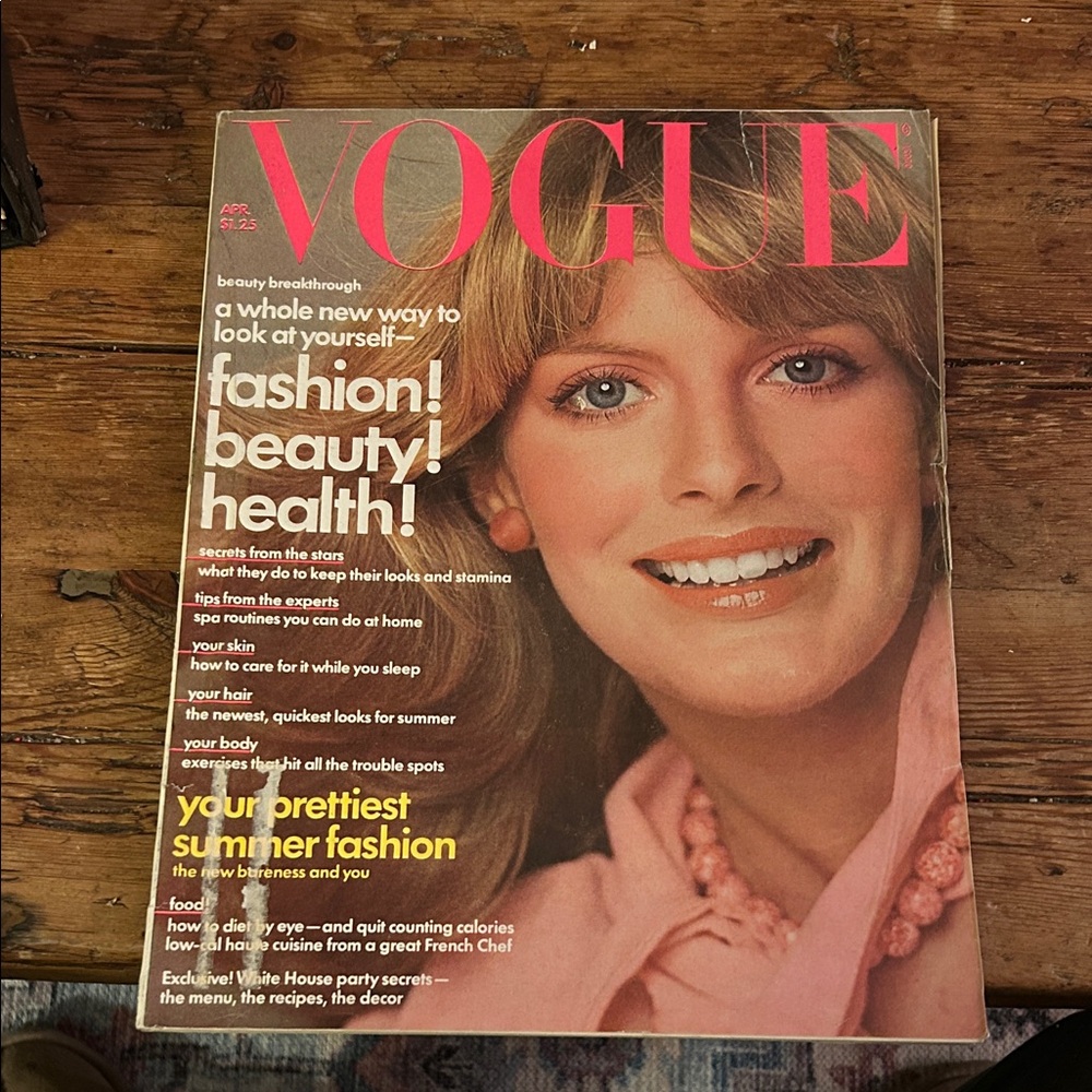 Vogue Magazine April 1975 Renee Russo